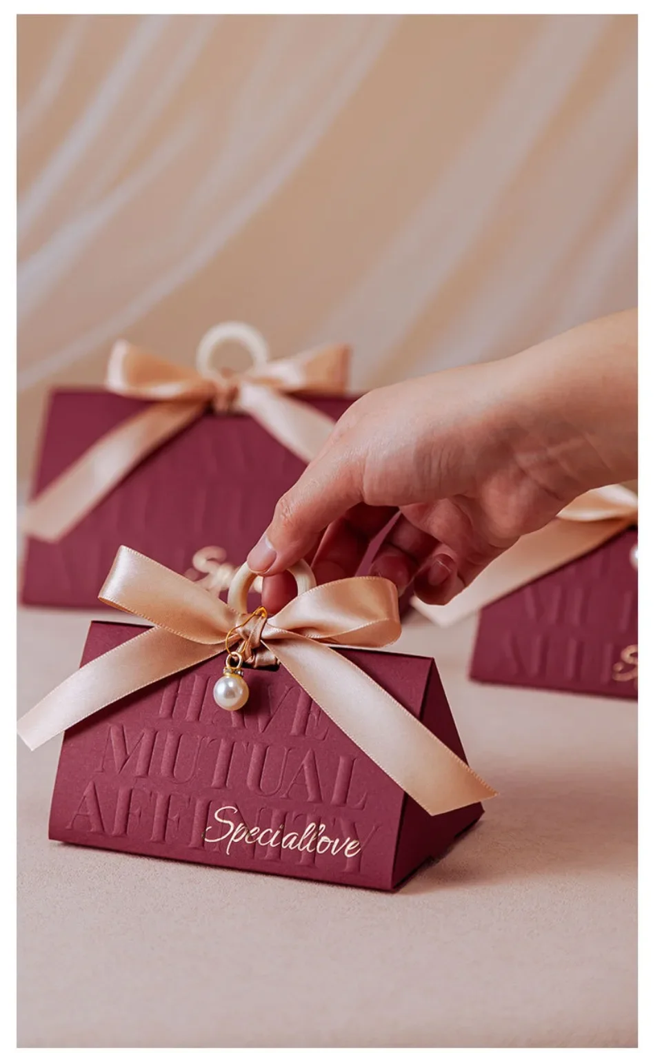 10/30/50 Stück Favor Candy Box Papierverpackung Verpackung Box Geschenkboxen Hochzeit Party Favor Dekoration Hochzeit Party Dekorationen – Detail 10