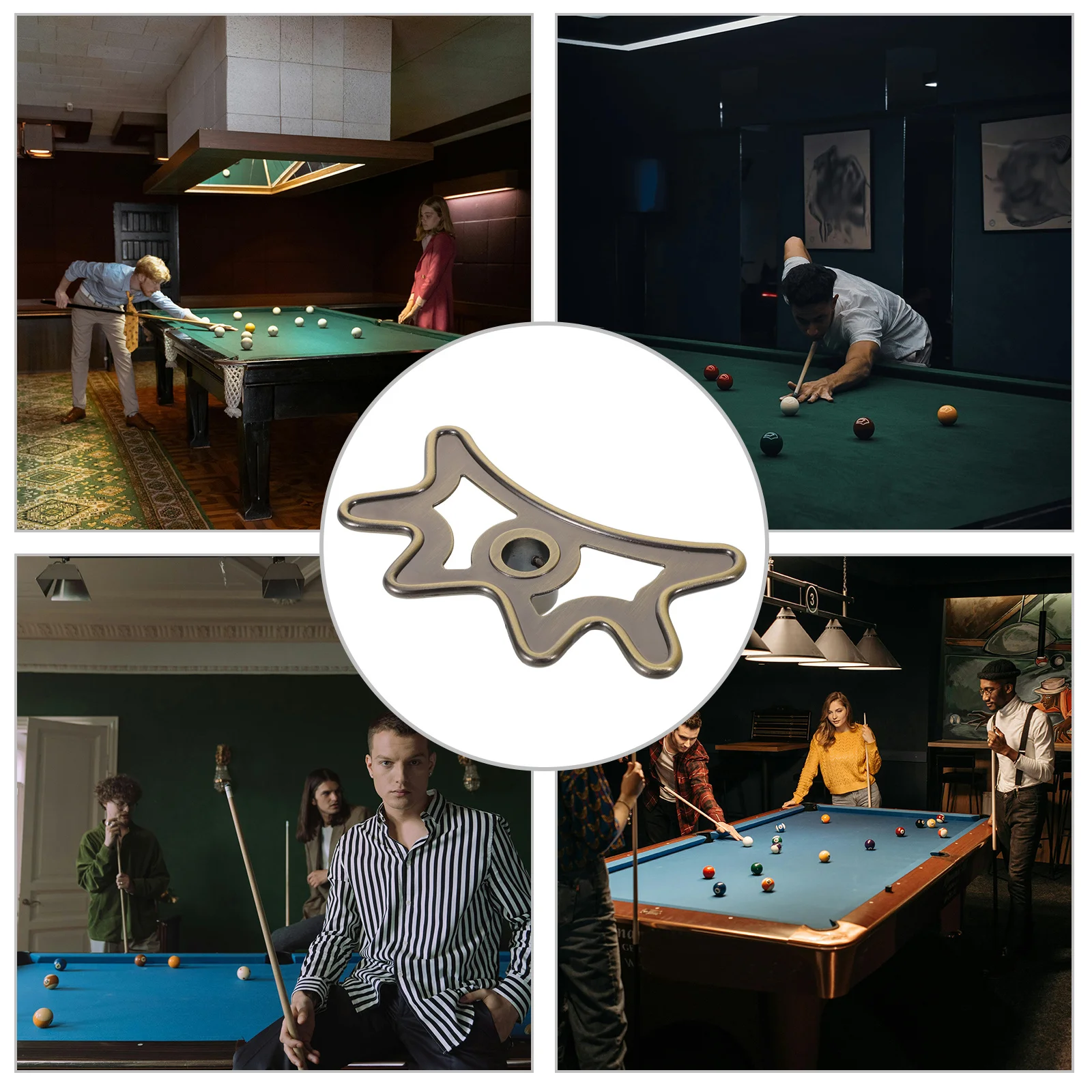 Tragbare Metall Pool Brücke Kopf Billard Queue Rest Wettbewerb Home Party Spiel Zimmer Zubehör Pool Queue Tisch Rest