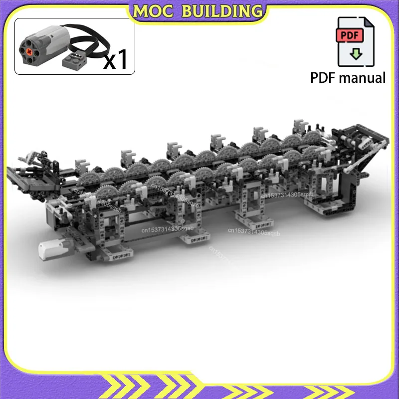 

Great Ball Contraption MOCBuilding Block Sports Escalator Horizontal GBC Technology Bricks Sets Ball Factory Module Toys Gifts