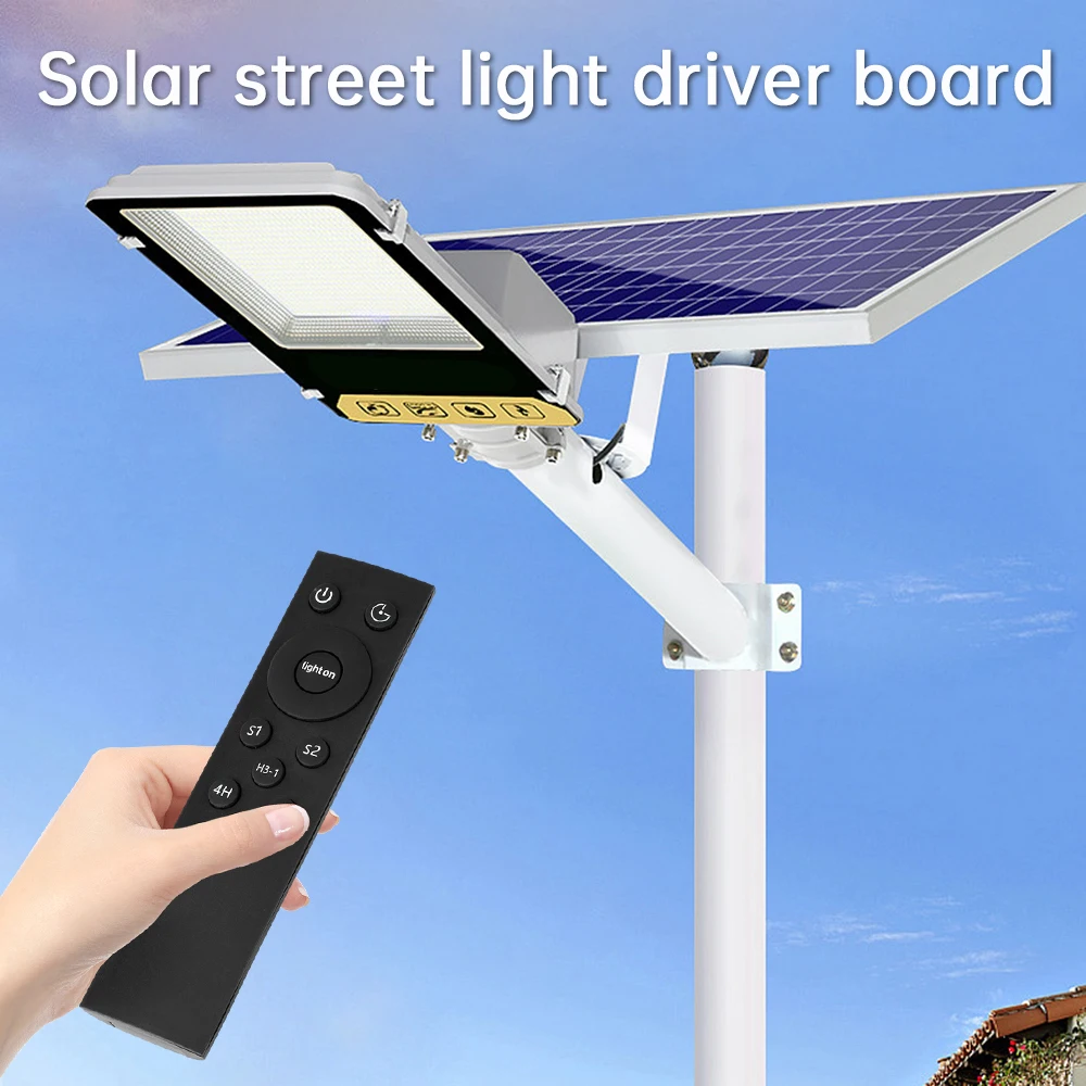 20W Solar Street Light Driver Board With Memory 3.2/3.7V Light Control/Radar Human Presence Sensor Solar Lamp Controller