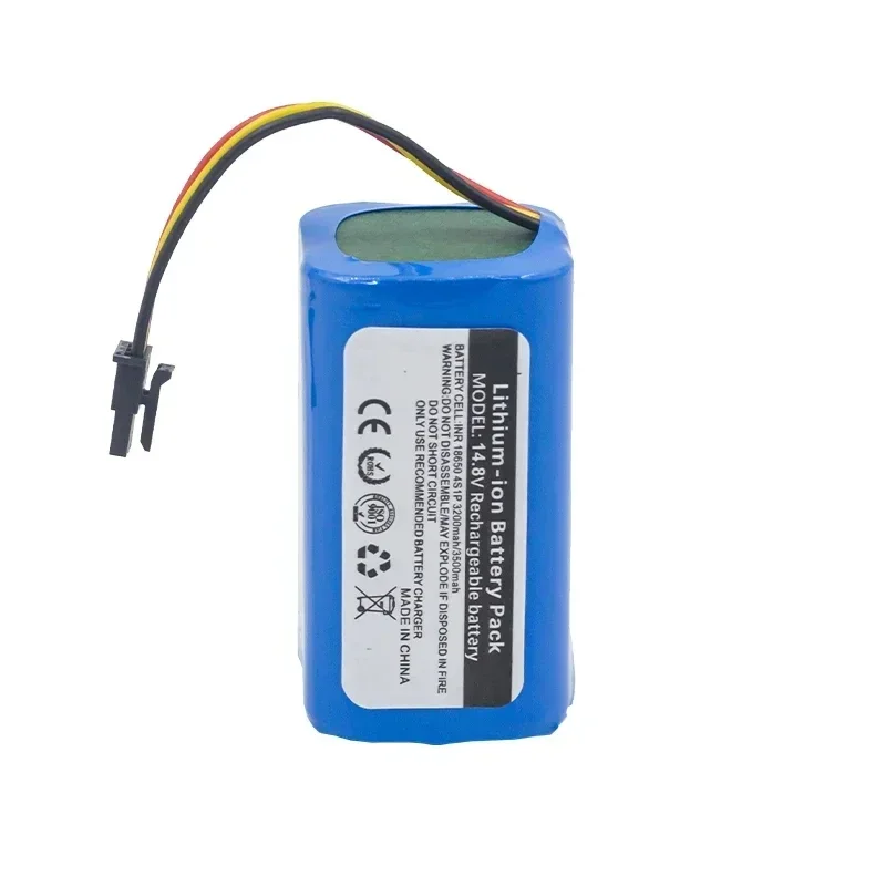 Batería de 14,8 V para Robot limpiador Haier, 2600mAh, BMS, 4S, Untuk, Haier, TAB-T360W, lifepo4, envío directo