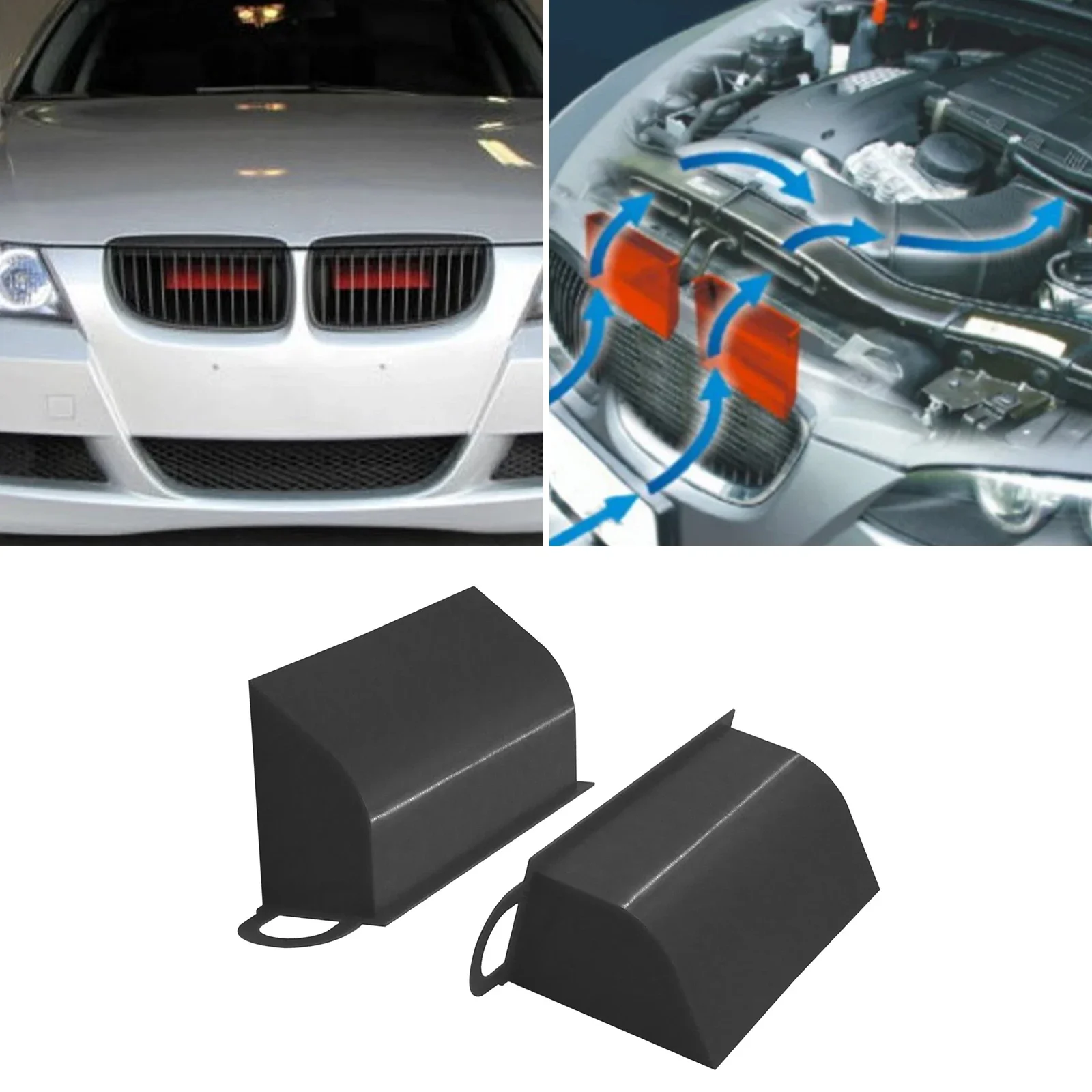 For E90 91 E92 E93 E84 Car Dynamic Air-Scoops Flow Intake-Scoop Air Cold Intake Air Intake System Automobiles Parts