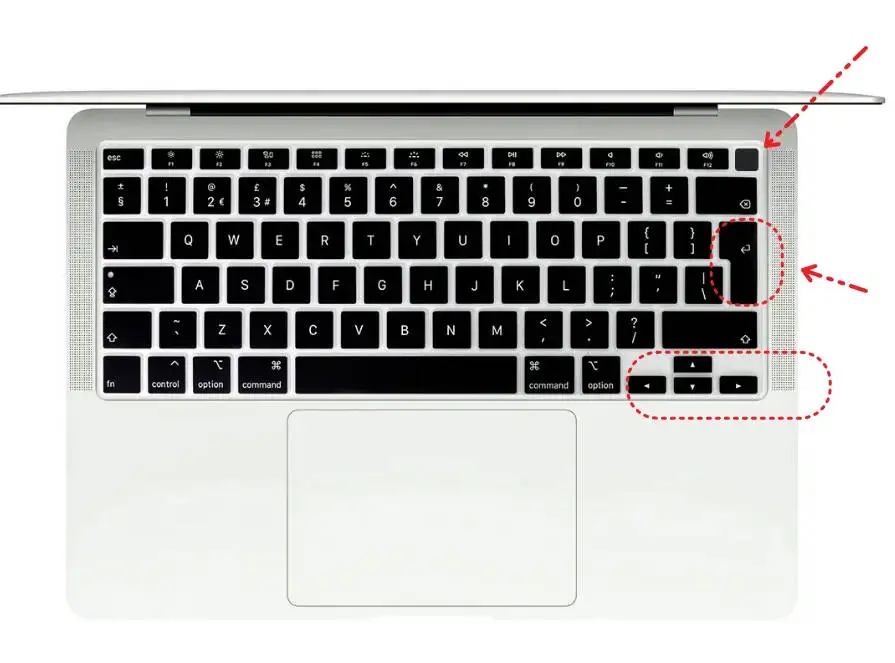 English Euro Language for MacBook Air 13 inch 2021 2020 Model A2179 A2337 M1 Chip MacBook Air M1  Silicone Keyboard Skin Cover