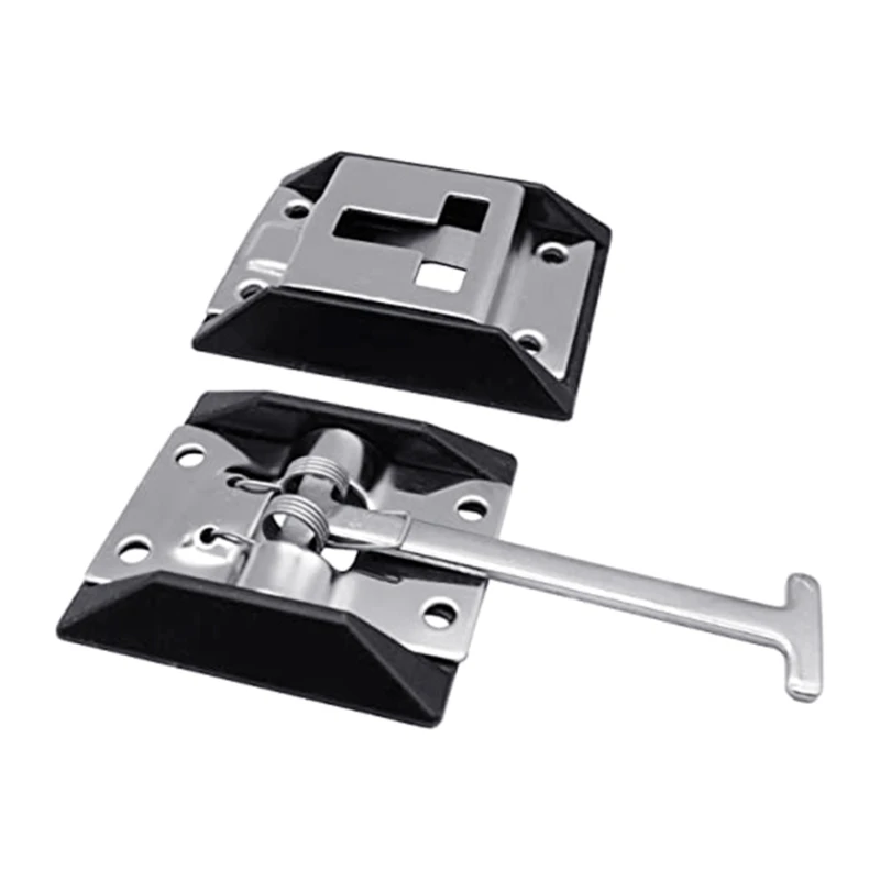 for Camper Trailer Van Cargo Motorhome Entry Door T-Style Holder Air Hook Stainless Steel Catch Latch Truck Accessory KXRE