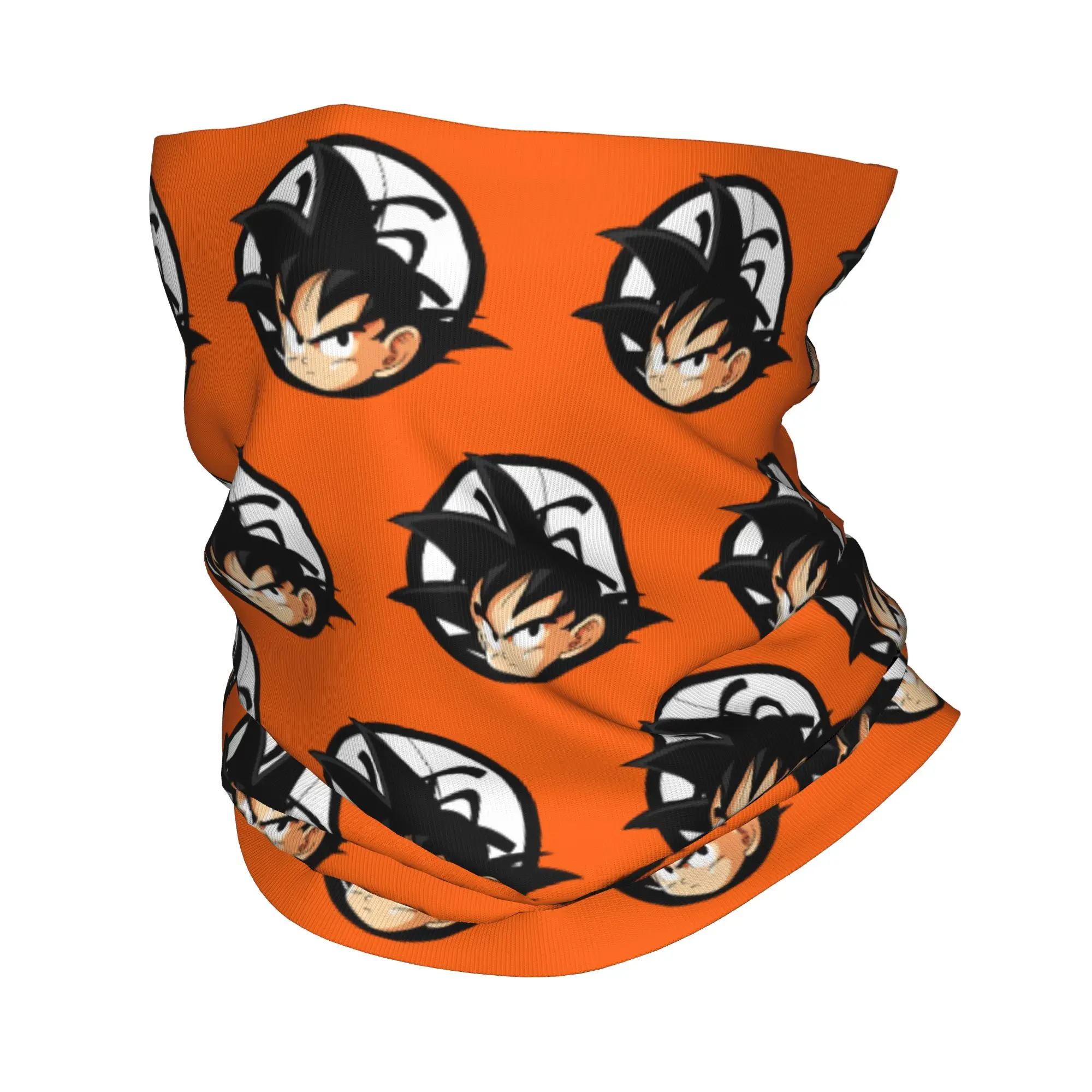 

Dragon Ball Kanji Kid Goku Bandana Neck Gaiter Printed Wrap Scarf Warm Headband Cycling for Men Women Adult Washable