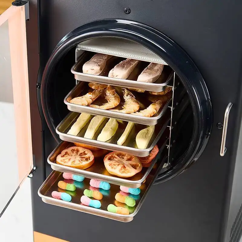 Hot Sale 4kg 6kg Commercial Vacuum Freeze Dryer Coffee Freeze Dryer Machine With Compressor