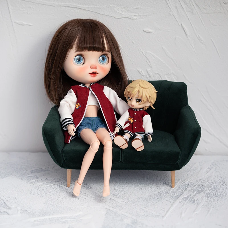 Ob11 Doll Clothes baseball uniform Clothes 1/12 Bjd Doll Sportswear Accessories For Ob11,Obitsu11,Molly, Gsc, Ymy, 1/12bjd Dolls