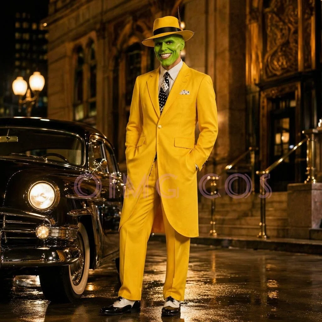 

Jim Carrey Cosplay Costume Anime Character Full Outfit for Cos Photos Stage Show