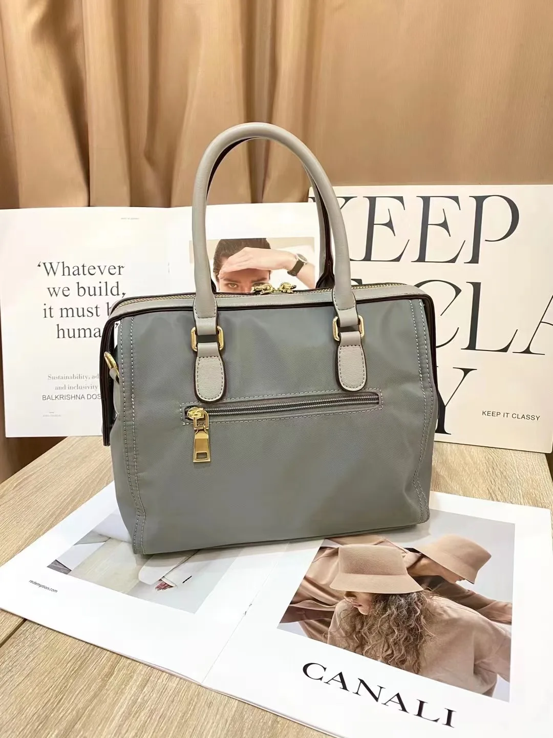 Waterproof Nylon  Shoulder Crossbody New Cross Style Computer Business  Commuting Handbag Travel Handbag