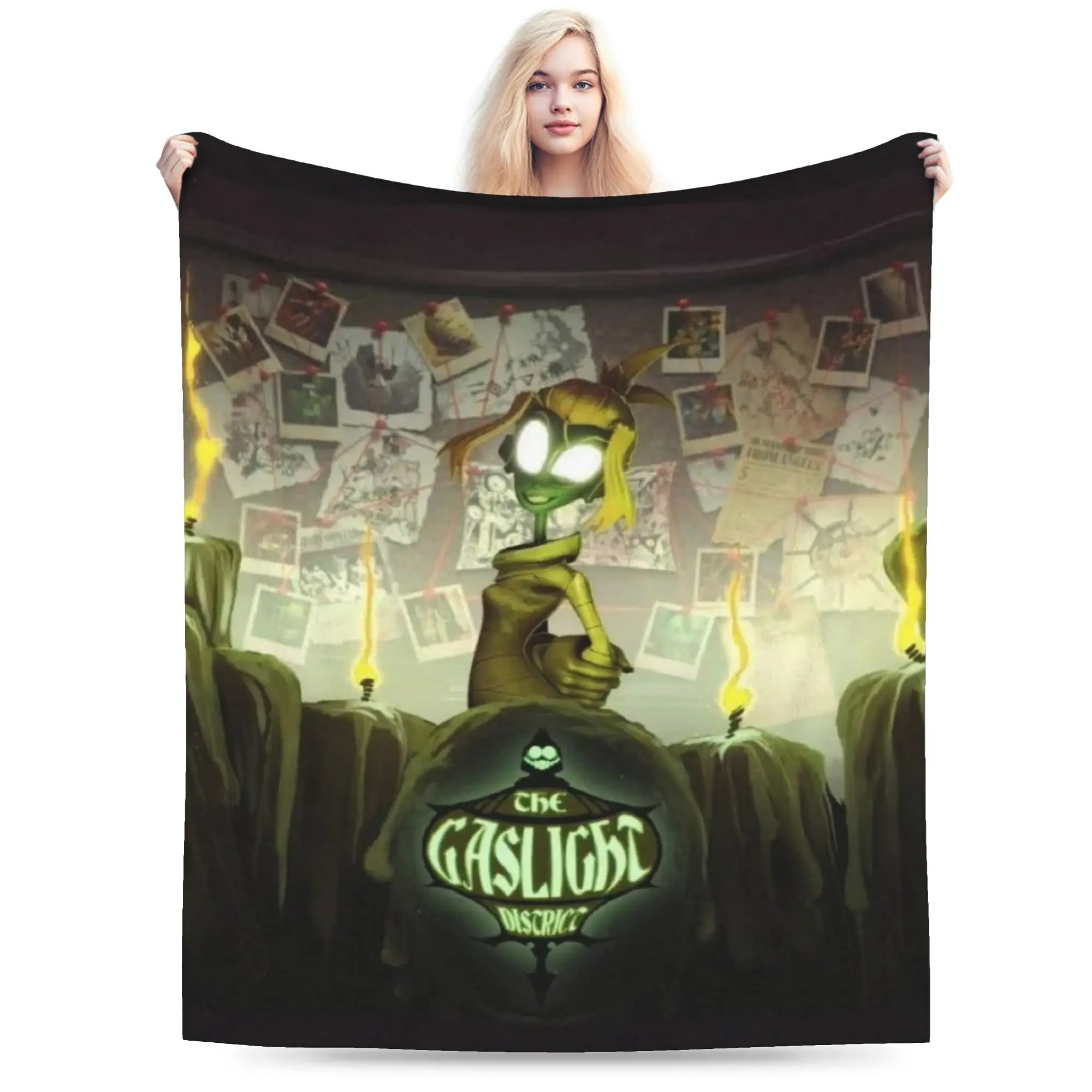 Relax The Gaslight District Blanket Stuff Bedding Decorative  Throw Blankets Ultra-Soft Fleece for Office