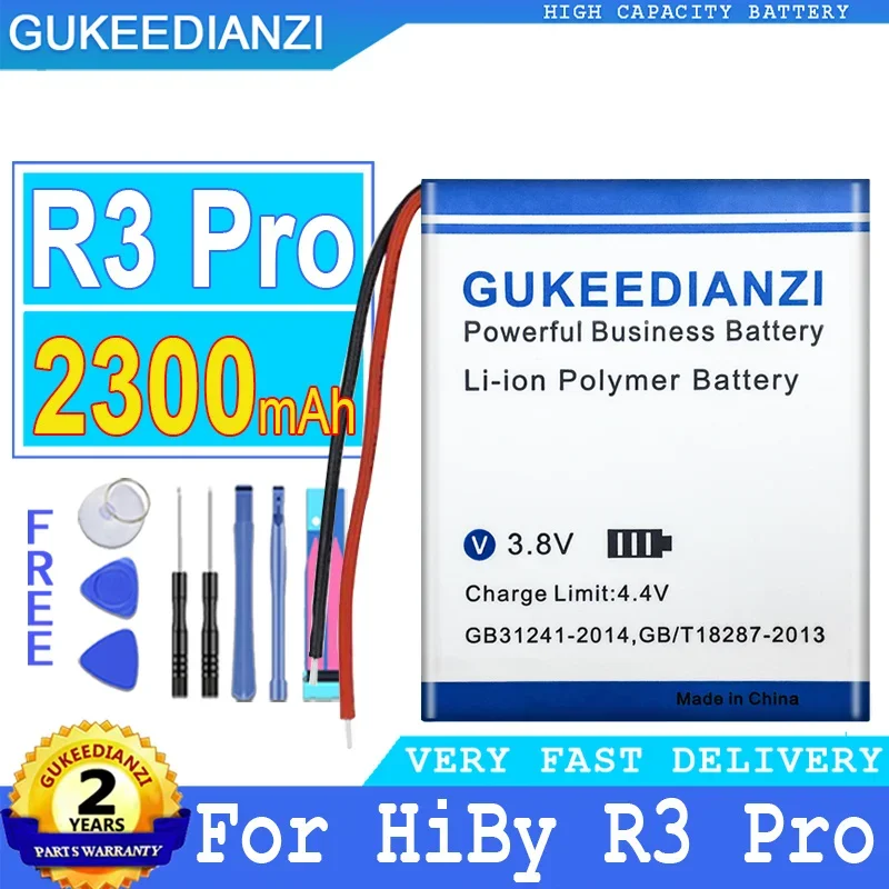 2300mah/4500mah gukeedianzi Batterie für hiby r5 Säbel r5s r3 pro Big Power Bateria