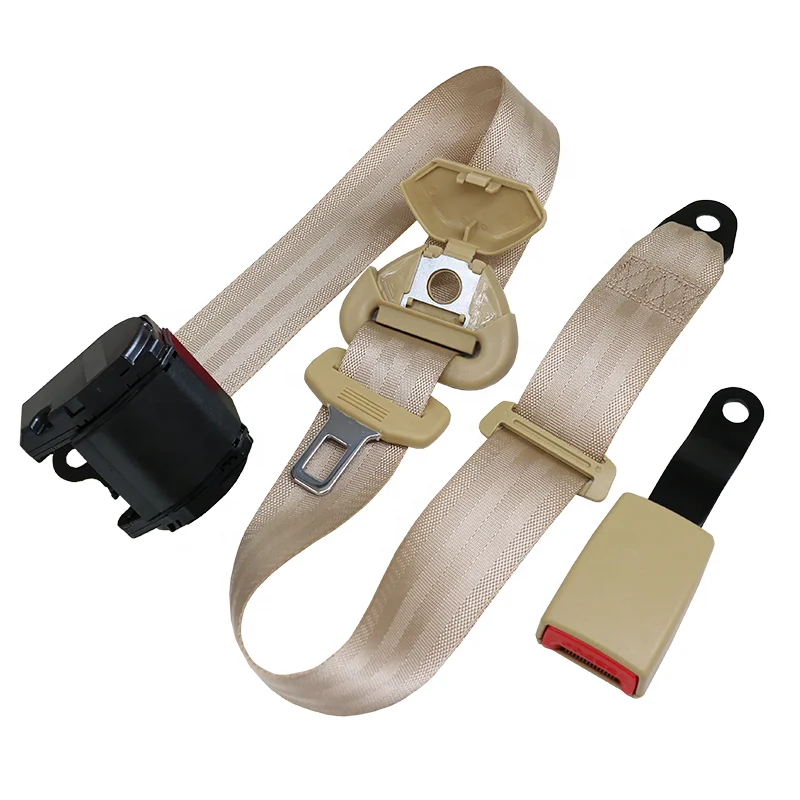 Multiple Color Option Auto Parts 3-Point Retractable Universal Emergency Locking Car Safety Seat Belt Universal Car Safety Belt