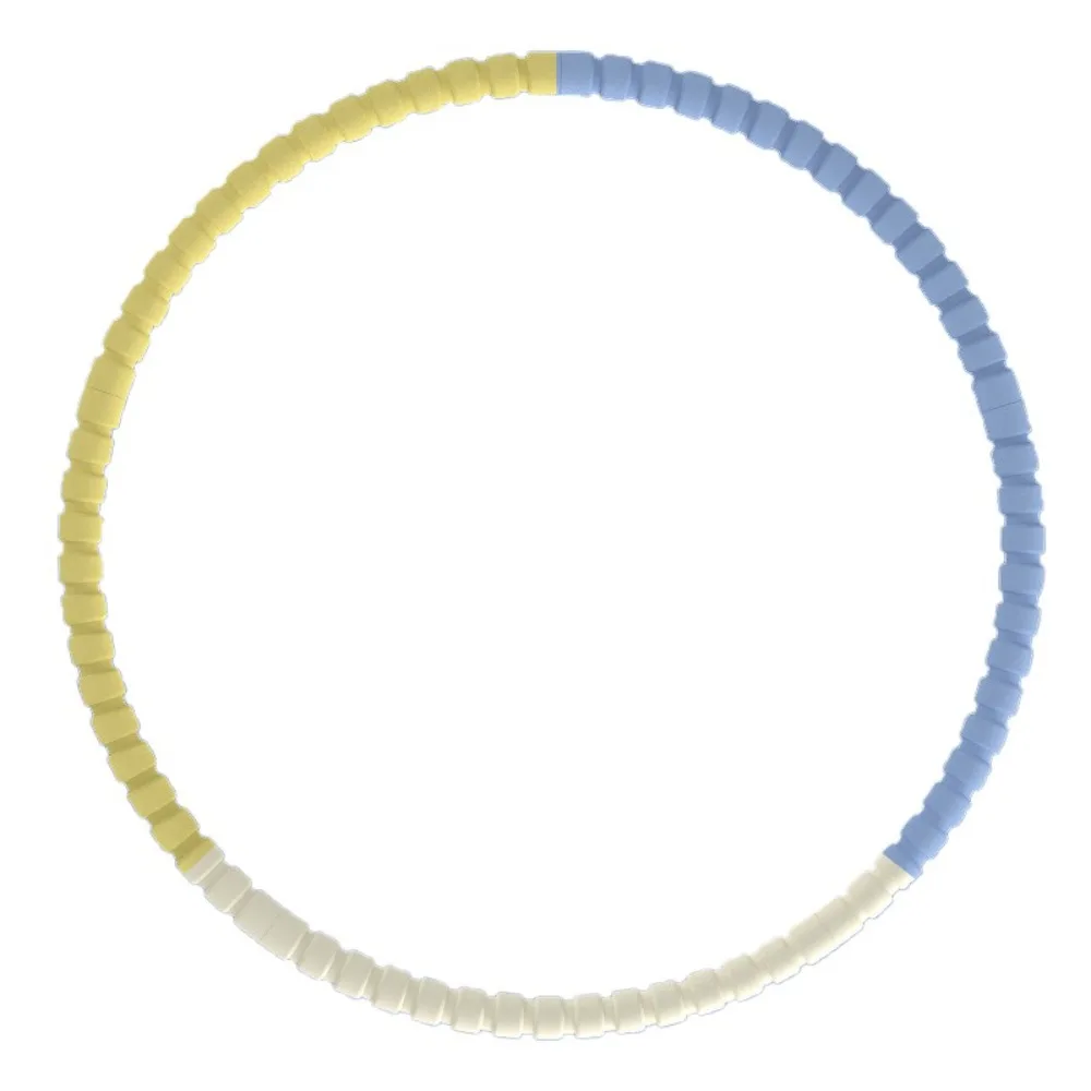 

Detachable Yoga Fitness Hoops Foam Padded Adjustable Weight Loss Circle Massage Soft Weighted Exercise Hoops