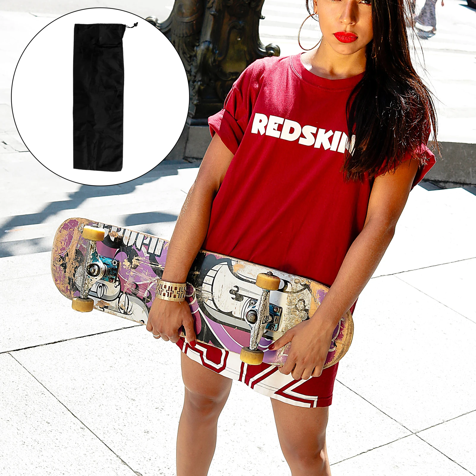 

Skateboard Bag Portable Lightweight Durable Shoulder Strap Drift Board Rucksack For Longboard Carry Case Travel Outdoor