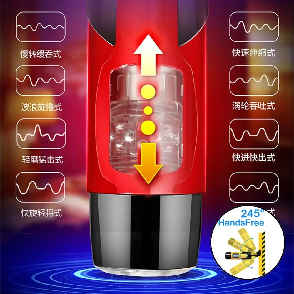 لعبة القضيب للرجال قابلة للشحن 18 للرجال دمى المهبل الجنسية المهبل مص برو هزاز خاص بالسيدات لديها لعق مجرى البول الكبار