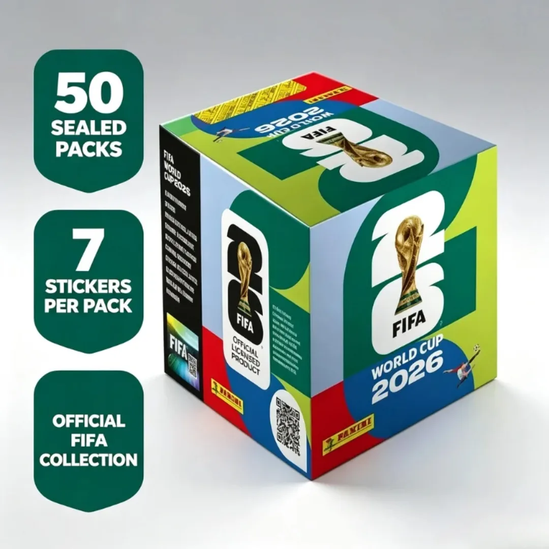 Panini FIFA World Cup 2026 Official Sticker Box, Sealed Hobby Box Collectible Soccer Stickers for Album Collection, Football Fan view 2