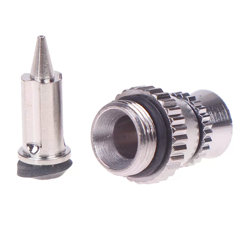 مجموعة الملحقات مجموعة فوهة بندقية رش معدنية بديلة مع طرف 03 مللي متر وأغطية مسدس رش غير مشحونة بجودة عالية #2