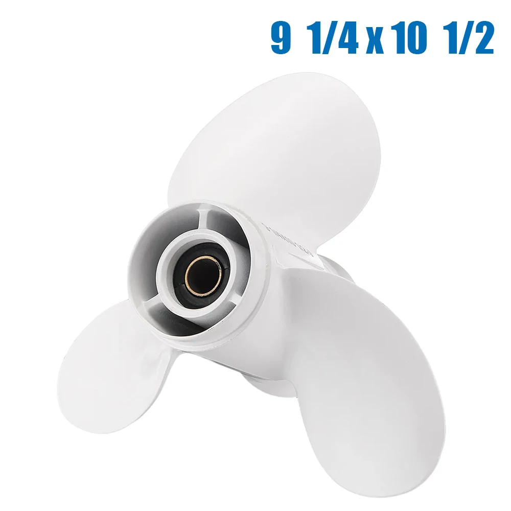 

Пропеллер 9 1/4x10 1/2 683-45943-00-EL для подвесных двигателей Yamaha 9,9 л.с. F9,9 15 л.с. F15C F15 F20, алюминий, 8 зубьев, шлицевый