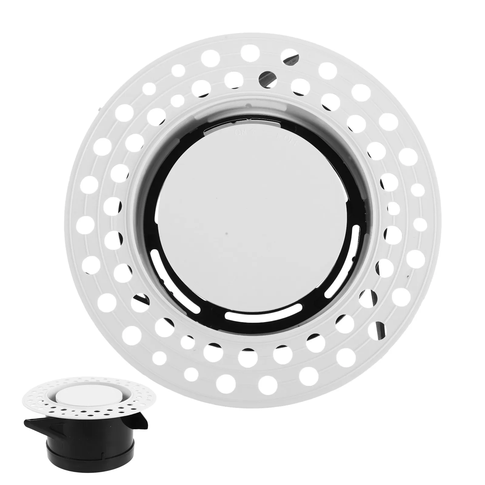 Flush Mount Air Vent For Home Air Conditioning System Cooling Round Ceiling Ac Outlet Adjustable Louver