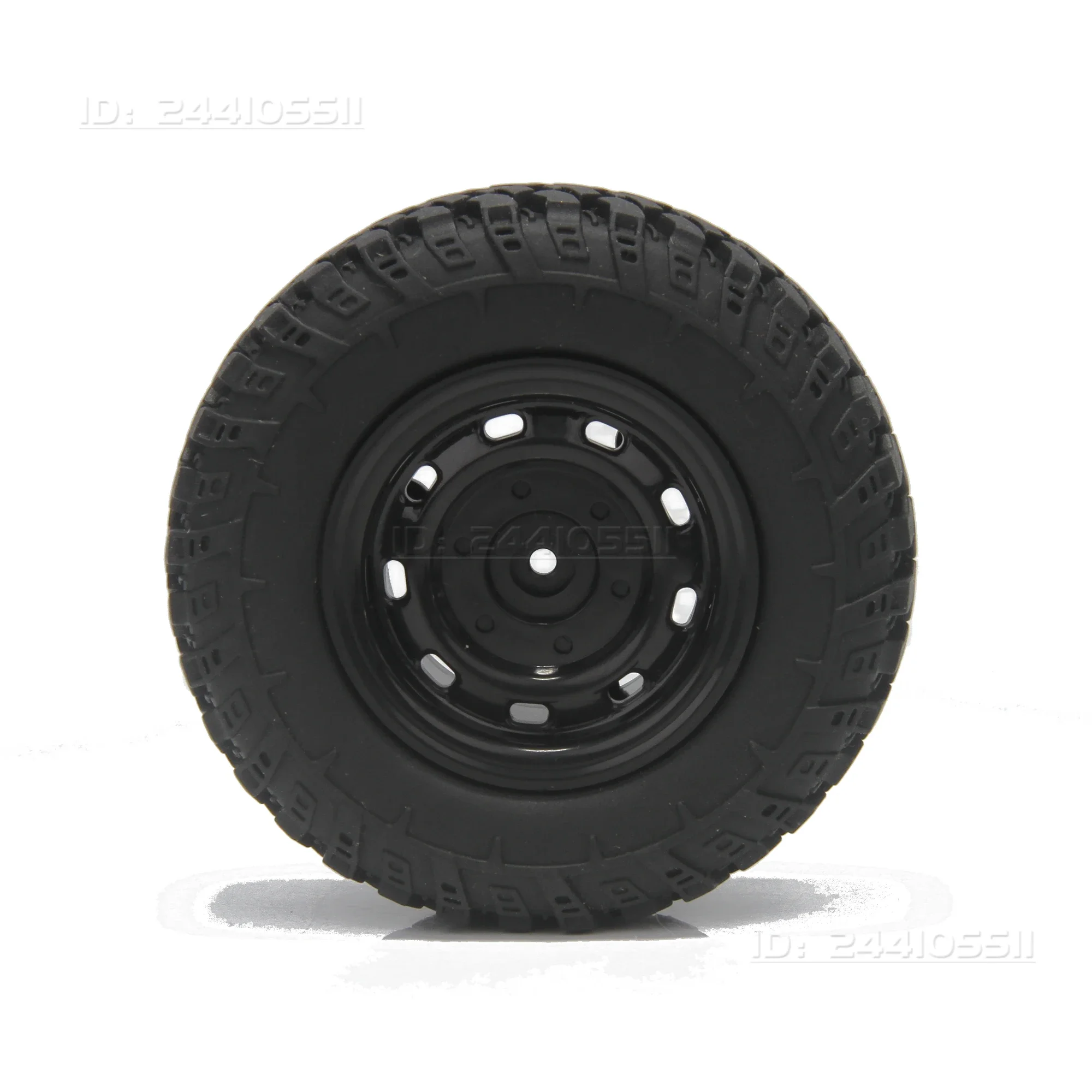 4 Uds. Neumático de goma de 73mm, llanta de rueda de cubo hexagonal de 5mm para vehículo todoterreno RC MN99S MN98 MN82 WPL C24-1 B36 D12 C64 D74-1 parte