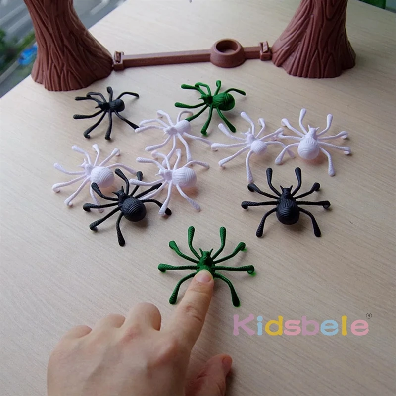 Jumping Spiders Game Children Catapult Toy Bouncing Spider Board Family Party Entertainment Game