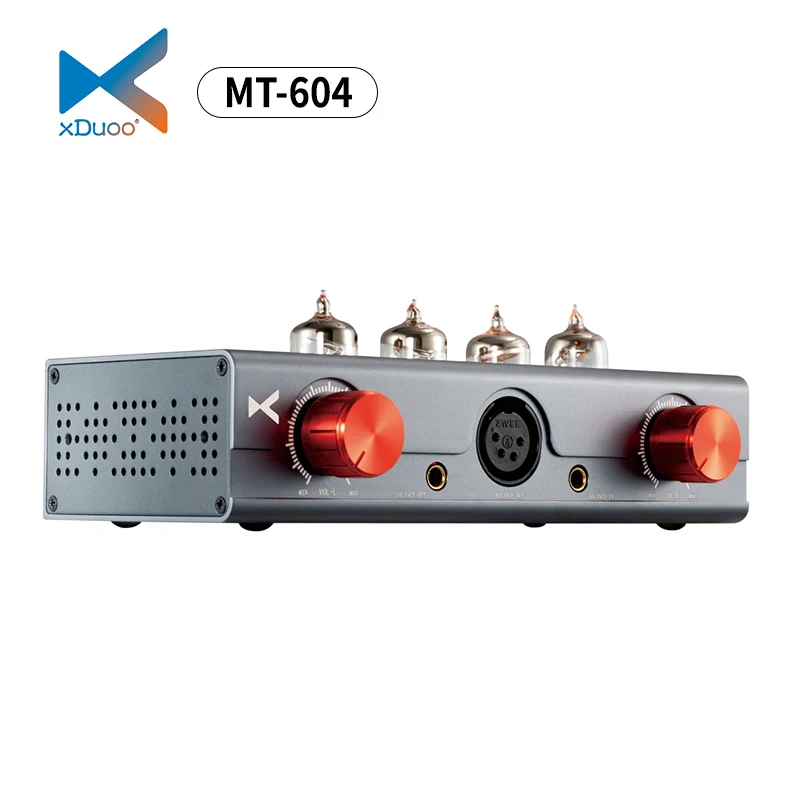 

XDUOO MT-604 Balanced Tube Headphone Amplifier 6J1 Pre amp XLR/4.4MM Balanced Input/Output Tube+Transistor MT604 Hybrid Amp