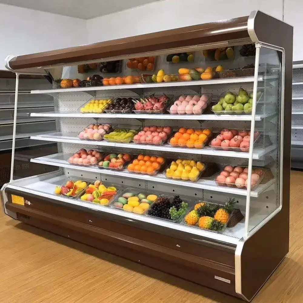 Supermarket Commercial Oem Freezer Fruit And Vegetable Showcase Cabinets