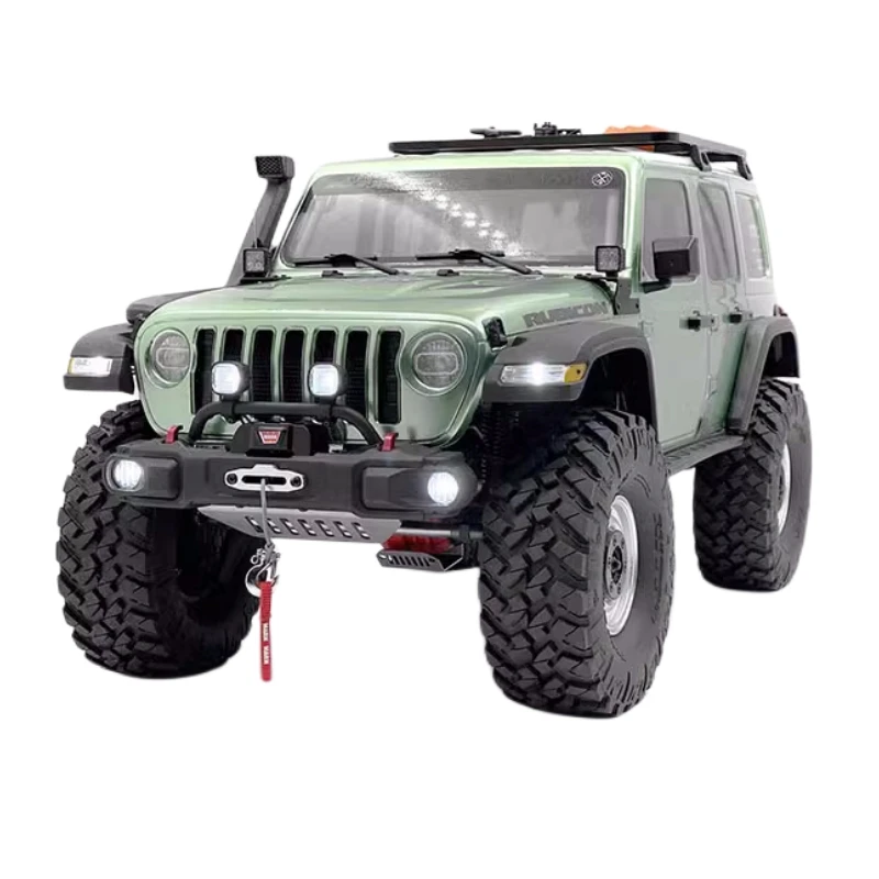 1/10 Crawler Car SCX10 III Jeep Wrangler Body Shell Upgrades Rc Toys Front Fender Mudguards With Lights