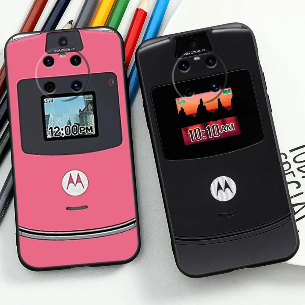 Motorola Razr Pink Phone Case For Huawei NOVA Y90 Y70 Y61 10SE 10 9 9SE 8 8SE 8I 7 7I 5 5I 4 3 3I 2 PRO PLSU Soft Silicone Cover