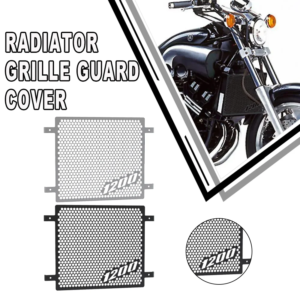 V-MAX 1200 Accessory Motorcycle FOR YAMAHA VMAX V-MAX 1200 Radiator Grille Guard Cover Protection  1985-2003-2004-2005-2006-2007