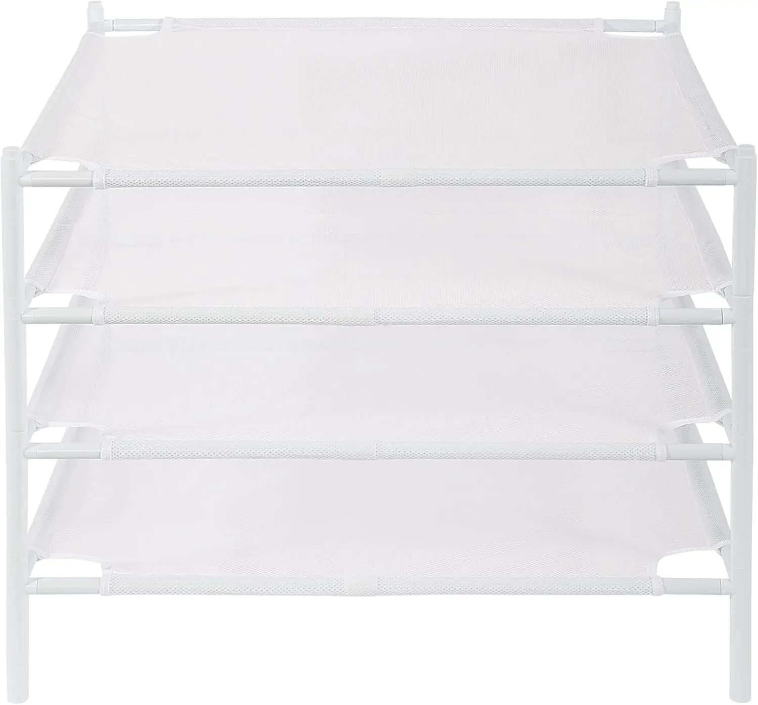 

Штабелируемая сетчатая сушилка для одежды из 4 штук для свитеров, носков, игрушек белого цвета