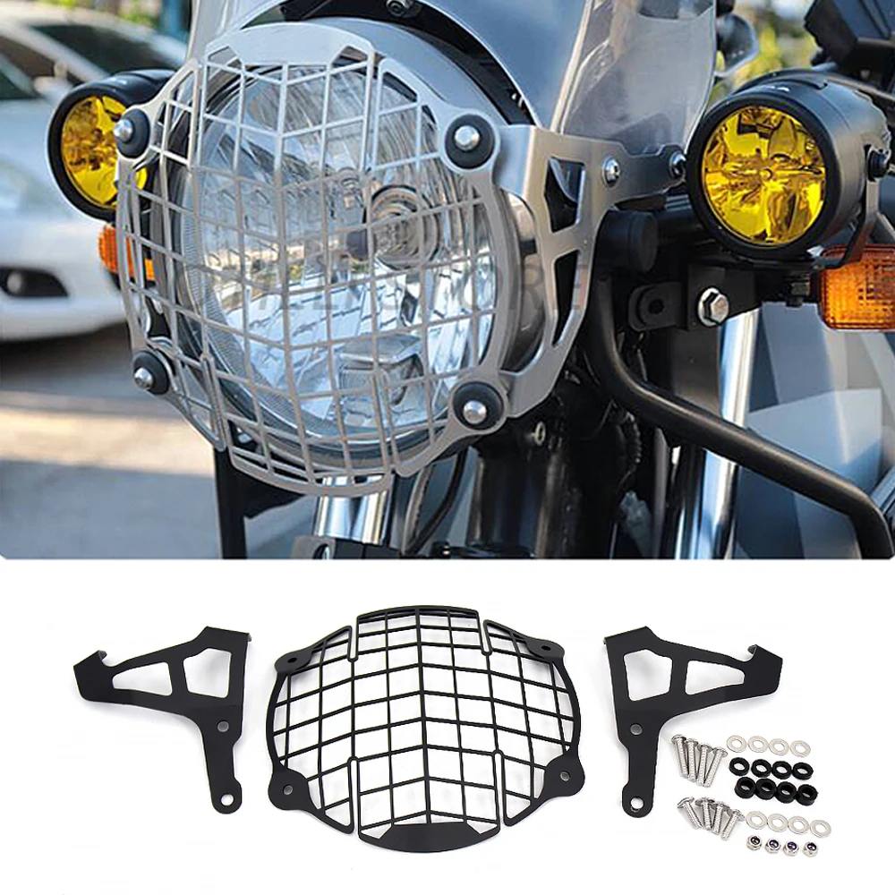 

Motorcycle Accessories 2021 - 2016 For Royal Enfield Himalayan 2020 2019 Headlight Guard Grille Grill Cover Protector 2018 2017