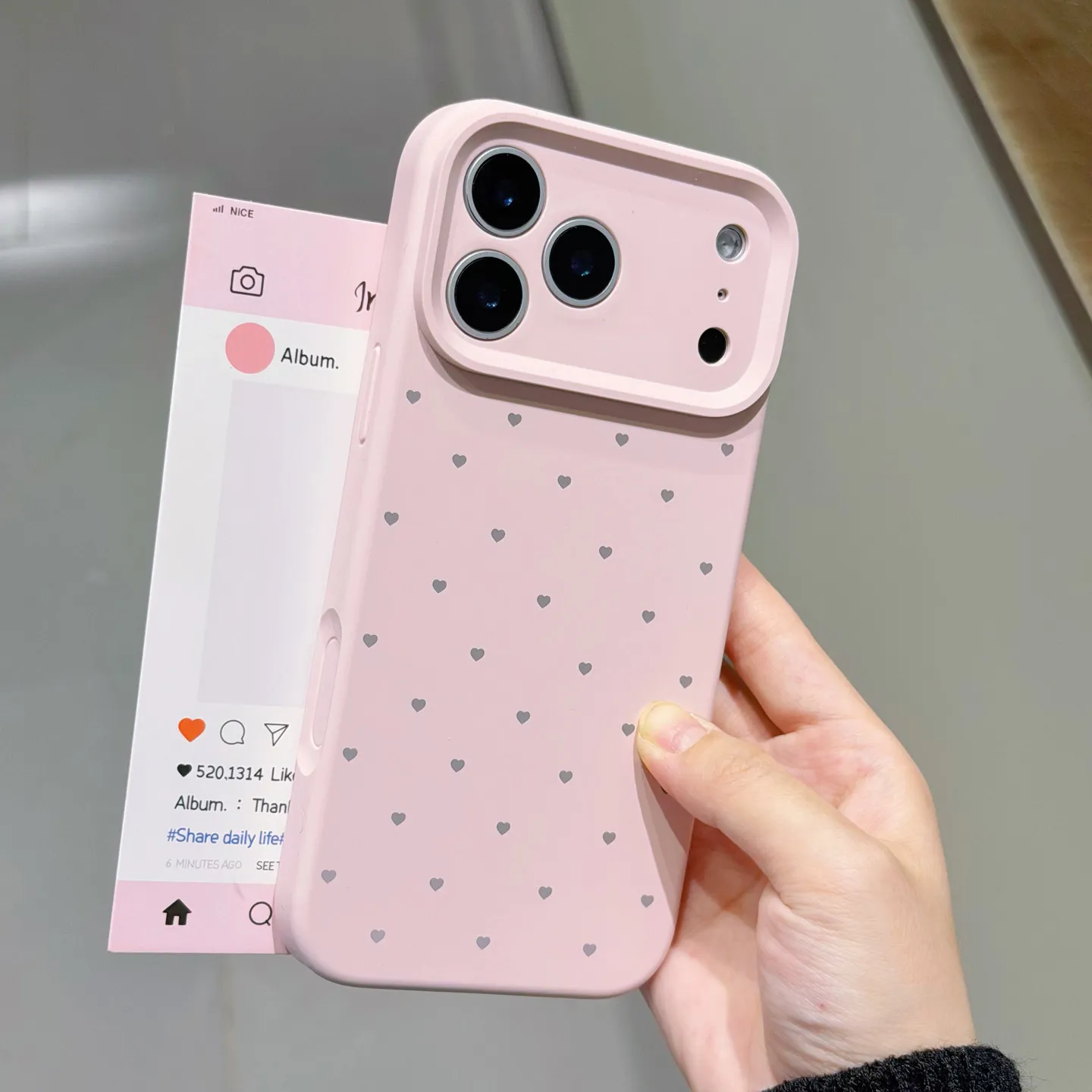 Herzförmige Flüssigsilikon-Hülle für iPhone 17 Pro Max 12 13 14 15 16 Pro Max 17 Air 16 Plus Weiche Kamera-Kontrolltasten-Abdeckung