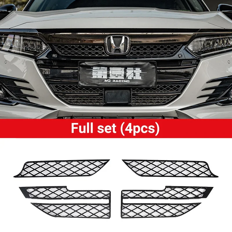 

Compatible with 2018-2023 10th Gen Honda Accord - Clip-On Car Grille Mesh, Bug & Leaf Guard (Automotive Accessory)
