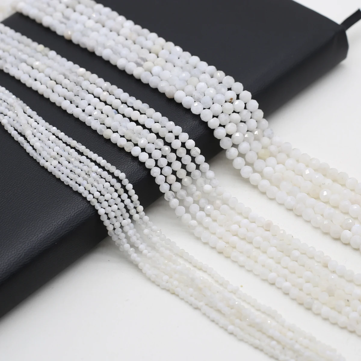 Natural Stone Faceted Beaded Round Shape Gemstone Isolation Loose Beads for Jewelry Making Diy Necklace Bracelet Accessories