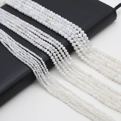 Natural Stone Faceted Beaded Round Shape Gemstone Isolation Loose Beads for Jewelry Making Diy Necklace Bracelet Accessories