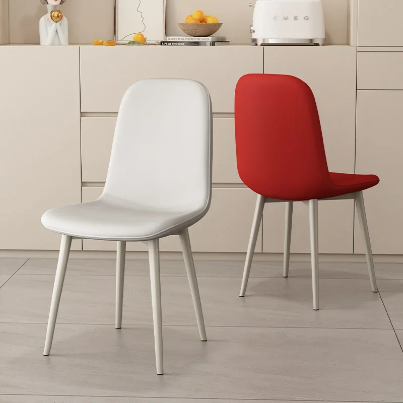 Stretch Red Dining Chair Nordic Style Restaurant Minimalist Dining Chair Hotel Small Sillas De Comedor Modernos Furniture