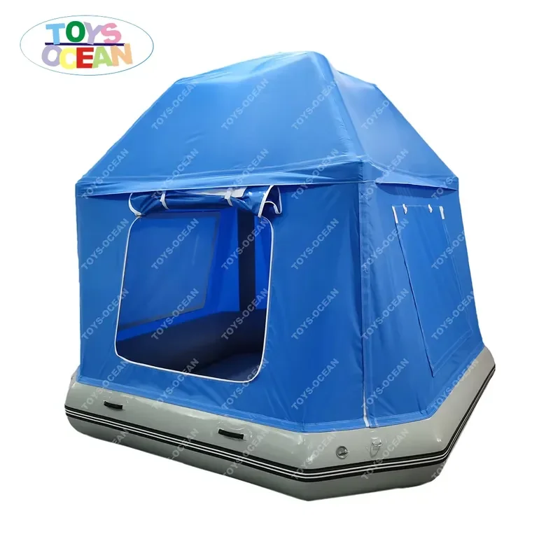 TOYS-OCEAN X-10423 Factory Customized Outdoor Camping Tent Water Floating Inflatable Shallows Tent for Leisure Fishing