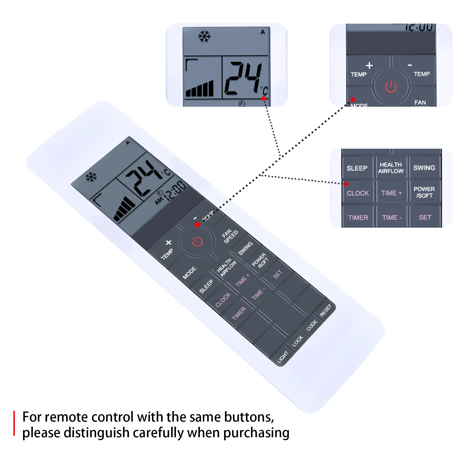 New Remote Control Fit For Haier YORK Air Conditioner 0010401314DA 0010401314D