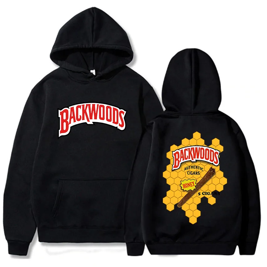

Clothes Backwoods Graphic Printing Sweatshirts Winter Warm Casual Hooded Pullovers Streetwear Hip Hop Casual Women Men Hoody