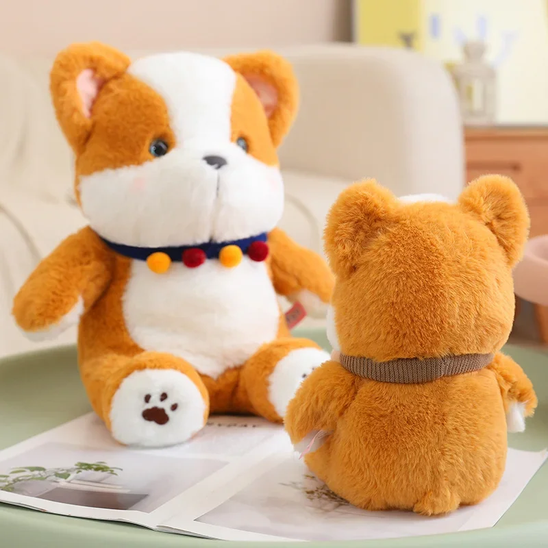 Kawaii 25~45cm Dog Plush Doll Husky Shiba Dog Chow  Plush Doll For Boys And Girls Holiday Gift