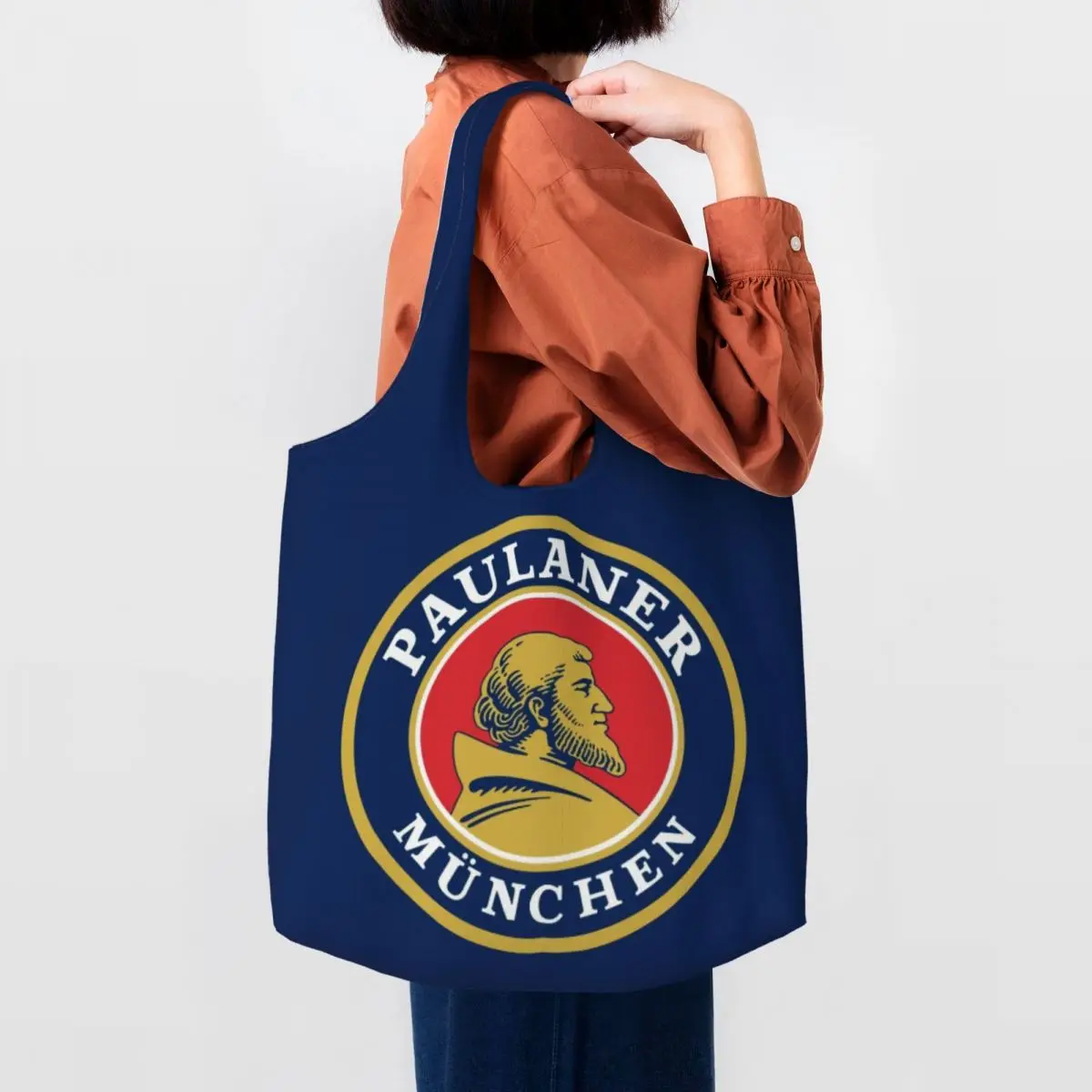 

Сумка для покупок с забавным принтом P-paulaners Spezi Love Tote, сумки для покупок, сумка для покупок на плечо, сумка для влюбленных напитков