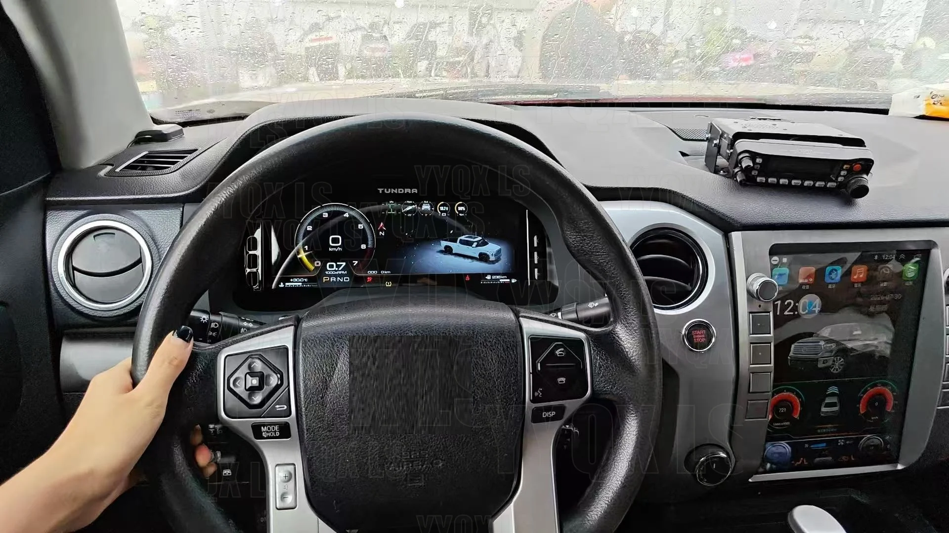 Car Dashboard For Toyota Tundra 2014-2020 Carplay Virtual Cockpit LCD Digital Gauge Cluster Instrument Dash Speedometer Odometer