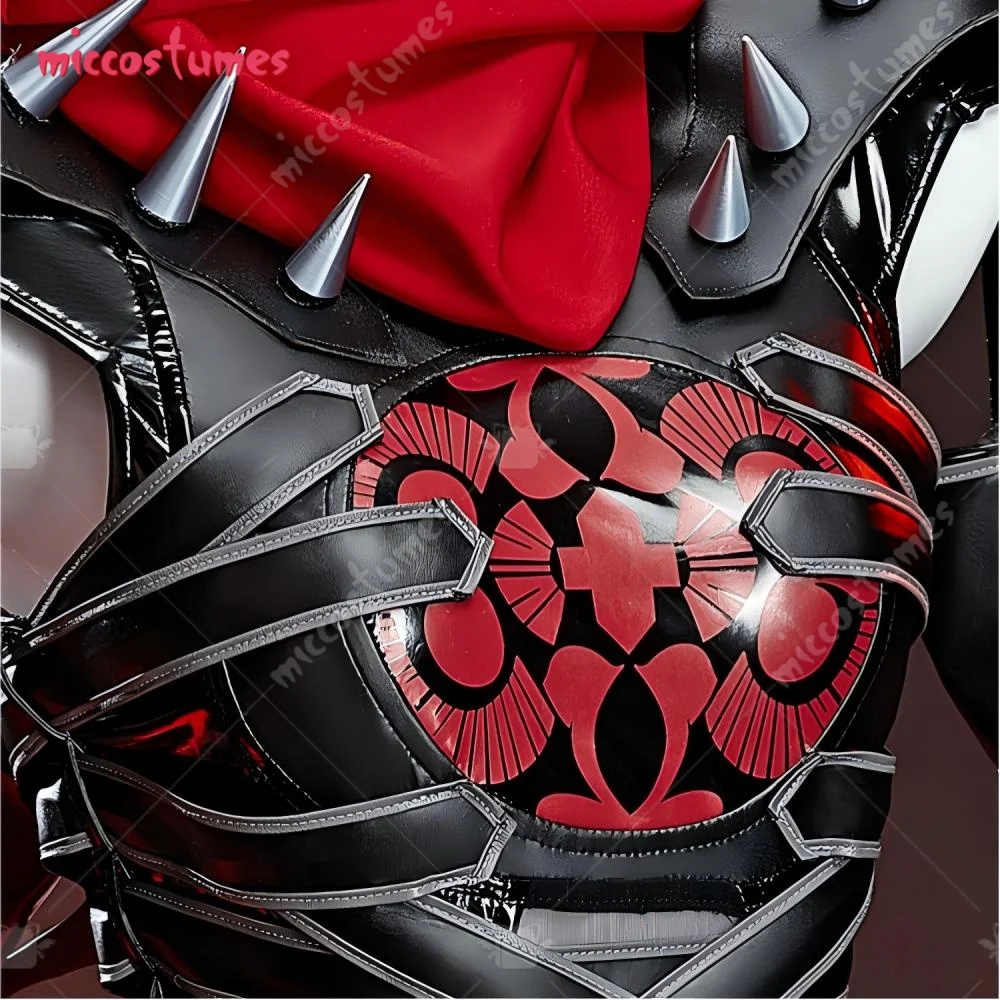 【Ready for Ship】Miccostumes Women's Rival Girl Sue Storm MALICE Skin Cosplay Costume Black Red Bodysuit Full Set for Halloween - view 3