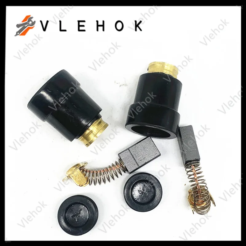 Set portaspazzole in carbone per H45MR H45MRY DH40MR DH40MRY VB13Y VB16Y H45SR DH40FR DH40SR H45FRV