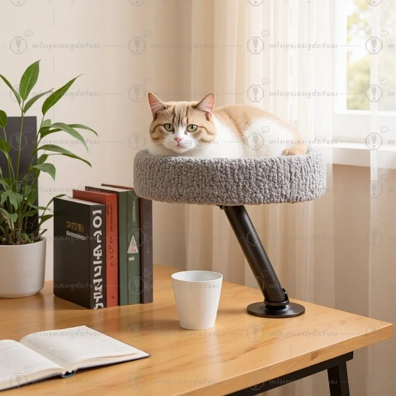 Floating Cat Nest Desktop Cat Bed Office Cat Climbing Frame Desk Climbing Frame