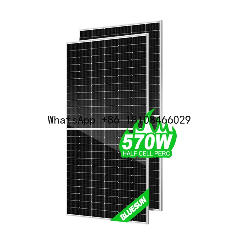 Novo produto Bluesun 570W 560w meio corte painéis solares estoque em armazém com bom preço