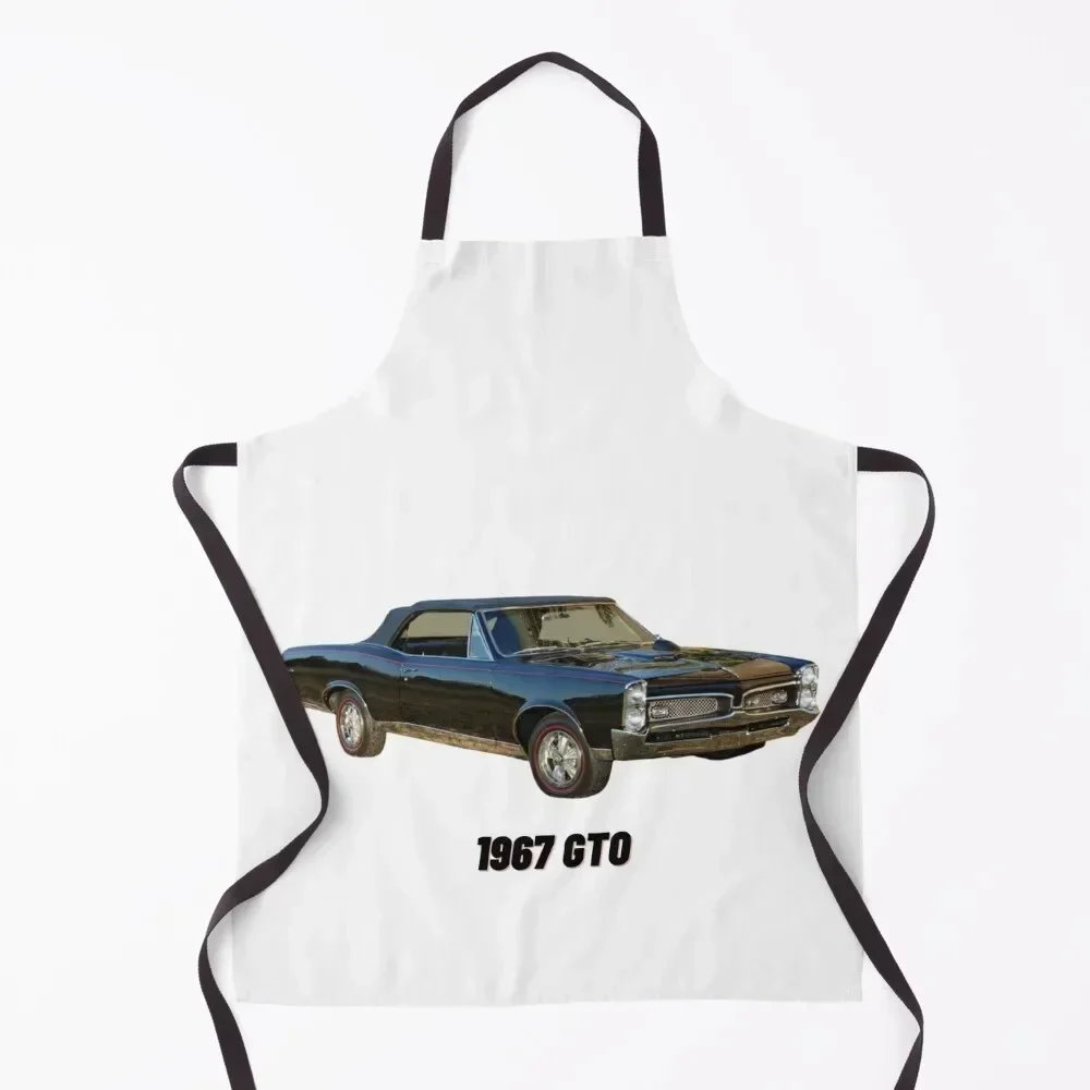 

1967 GTO fun tee Apron nail tech supplies For Women Kitchen painting kitchen utensil Apron