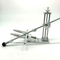 Aluminium Alloy Fixed Knife Sharpener Professional Woodwork Grinding System Rotation Adjustment Angle Sharpening Stone