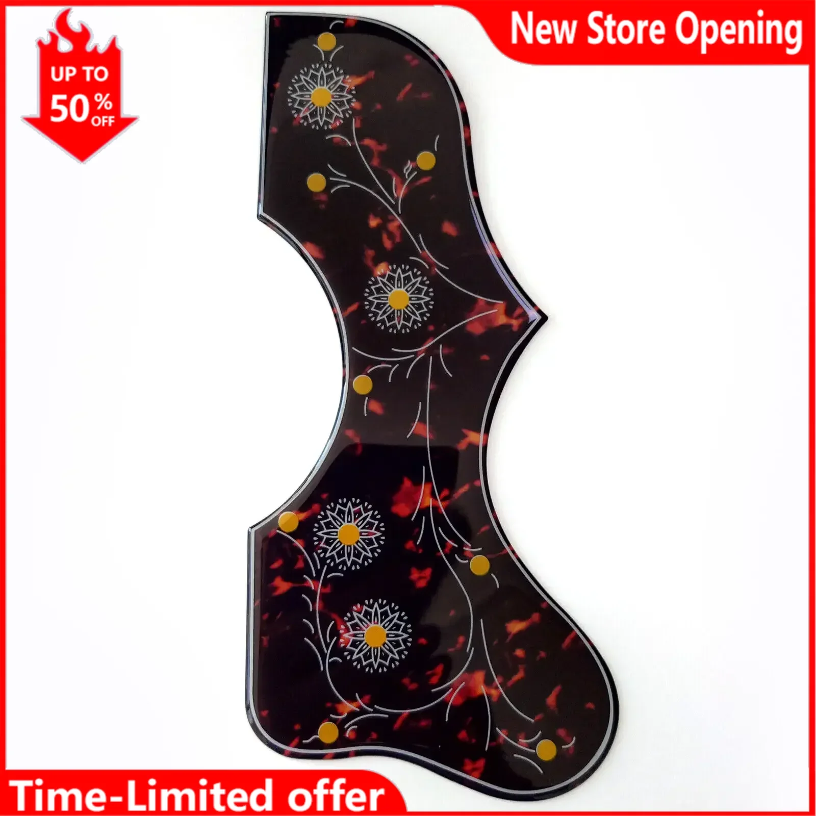 J200 SJ200 Self Adhensive Acoustic Guitar Pickguard Thicknes 2mm for J200 SJ200 EJ200 Acoustic Guitar Scratch Plate